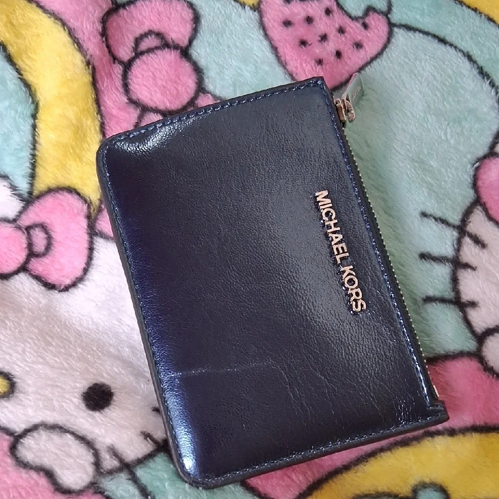 Michael Kors Midnight Blue Card Holder